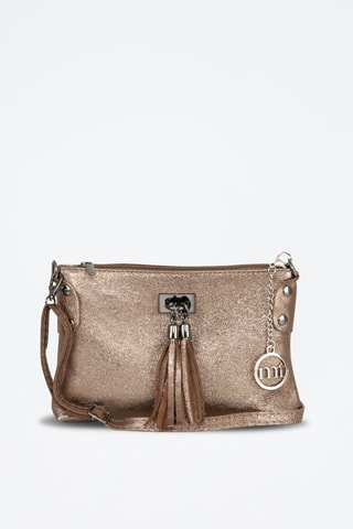 Sac bandoulière en cuir Navigli - Doré