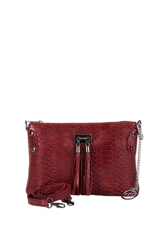 Sac bandoulière en cuir Navigli - Rouge