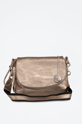 Sac bandoulière en cuir Pontida - Jaune