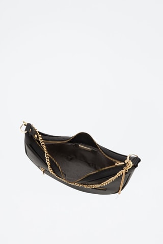 Sac porté épaule en cuir Zante - Noir