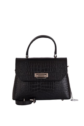 Sac à main en cuir Tintoretto - Noir