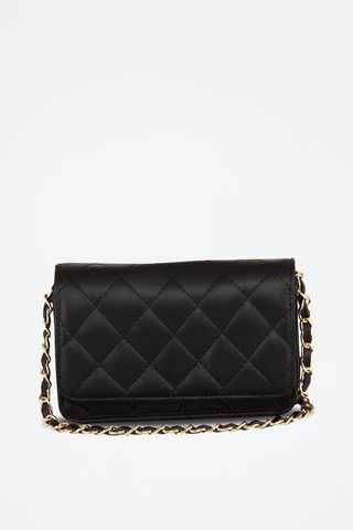 Sac bandoulière en cuir Ailanti - Noir