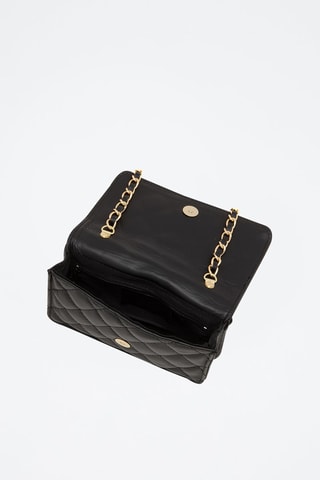 Sac bandoulière en cuir Ailanti - Noir