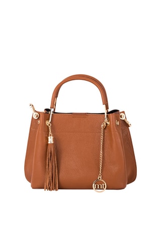 Sac à main en cuir Garda - Marron