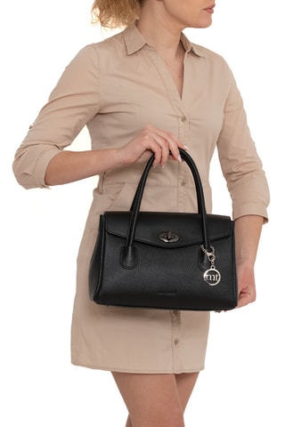 Sac à main en cuir Viserba - Noir