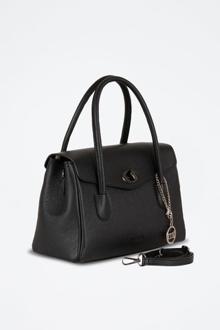 Sac à main en cuir Viserba - Noir