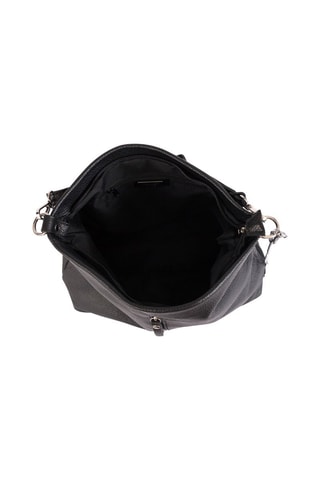 Sac bandoulière en cuir Alerami - Noir