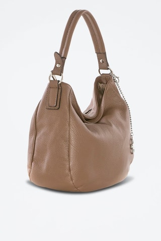 Sac porté épaule en cuir Molise - Marron