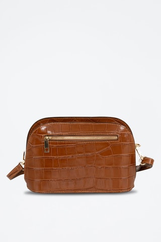 Sac bandoulière en cuir - Marron