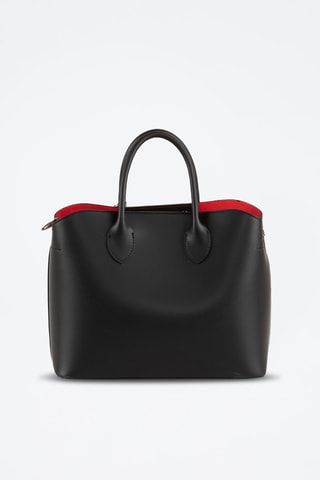 Sac à main en cuir Aspromonte - Noir