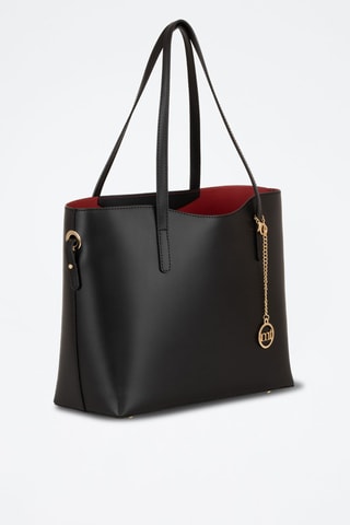 Cabas en cuir Gracchi - Noir