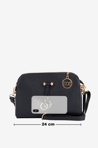 Sac bandoulière en cuir Certosa - Bleu