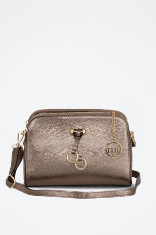 Sac bandoulière en cuir Certosa - Doré