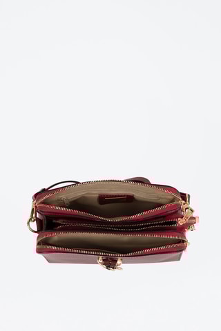 Sac bandoulière en cuir Certosa - Rouge