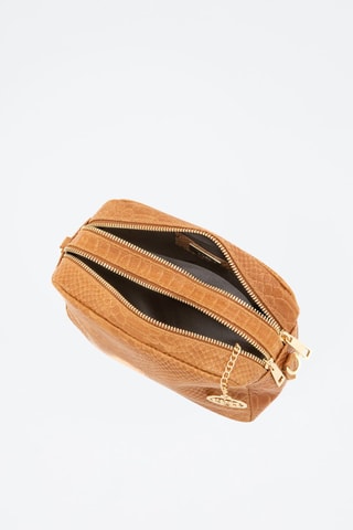 Sac bandoulière en cuir - Marron