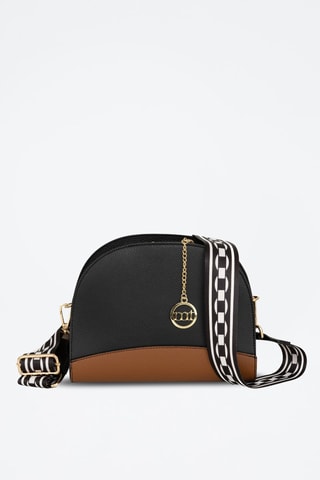 Sac bandoulière en cuir - Noir