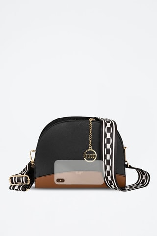 Sac bandoulière en cuir - Noir