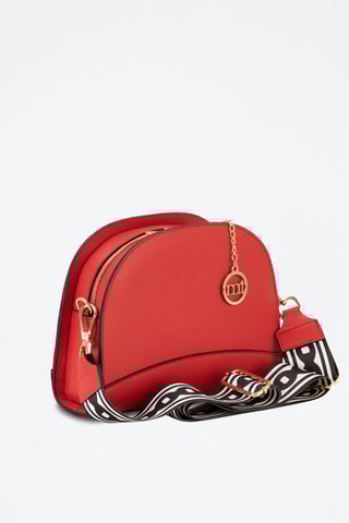 Sac bandoulière en cuir - Rouge