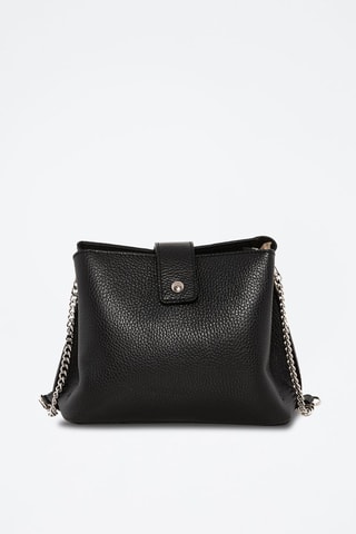 Sac bandoulière en cuir Frascati - Noir