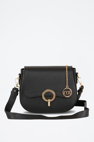 Sac bandoulière en cuir Carracci - Noir