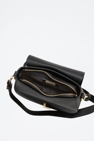 Sac bandoulière en cuir Carracci - Noir