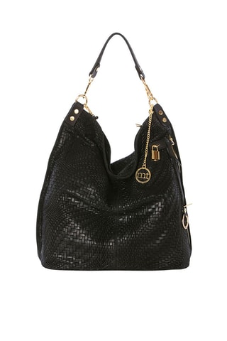 Cabas en cuir Niguarda - Noir