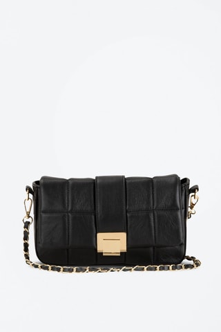 Sac bandoulière en cuir Ofanto - Noir