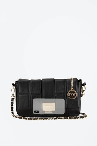 Sac bandoulière en cuir Ofanto - Noir