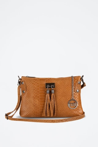 Sac bandoulière en cuir Navigli - Marron