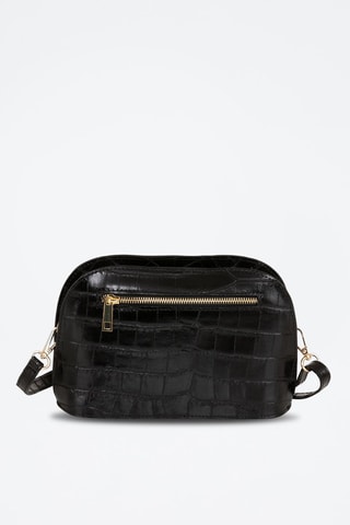 Sac bandoulière en cuir Avancinio - Noir