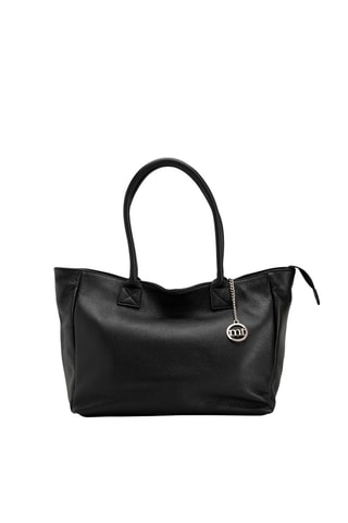 Cabas en cuir Zuara - Noir