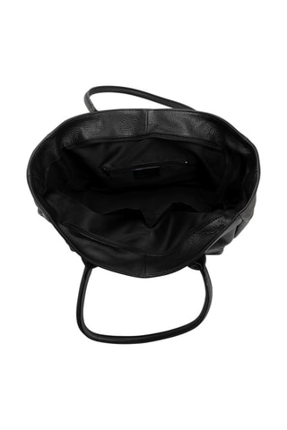 Cabas en cuir Zuara - Noir