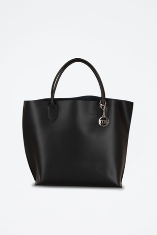 Sac porté épaule en cuir Cevedale  - Noir