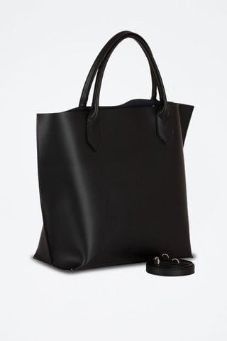 Sac porté épaule en cuir Cevedale  - Noir