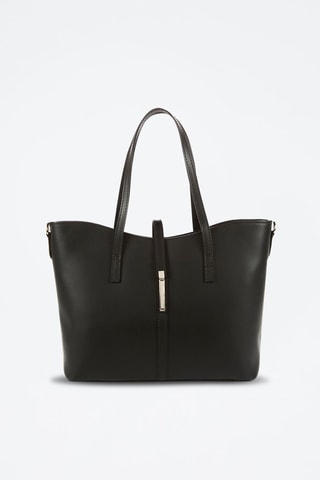 Cabas en cuir Parma - Noir