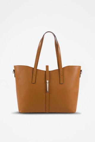 Shopping bag in pelle Parma - Marrone