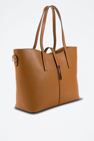 Shopping bag in pelle Parma - Marrone