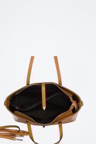 Shopping bag in pelle Parma - Marrone