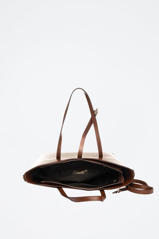 Shopping bag in pelle Parma - Marrone