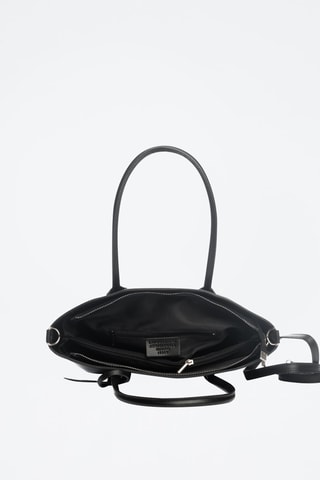 Cabas en cuir Mallero - Noir