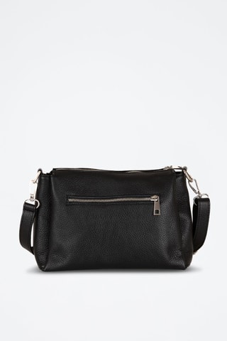 Sac bandoulière en cuir Melfi - Noir