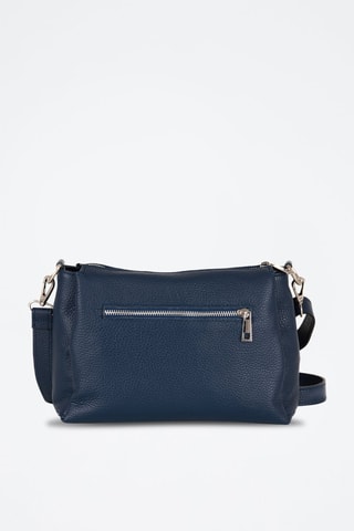 Sac bandoulière en cuir Melfi - Bleu