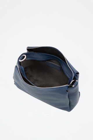 Sac bandoulière en cuir Melfi - Bleu