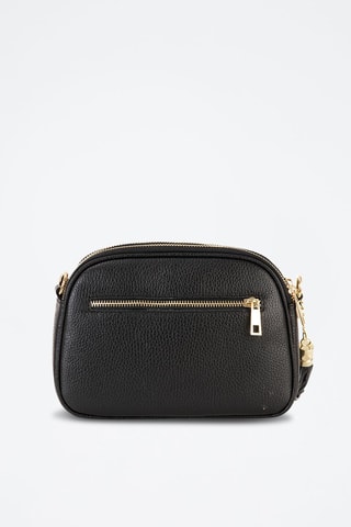 Sac bandoulière en cuir Flumendosa - Noir