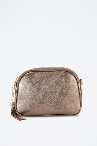 Sac bandoulière en cuir Flumendosa - Doré