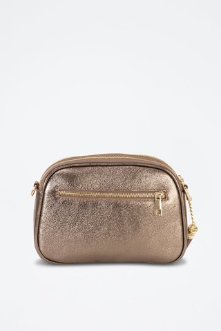 Sac bandoulière en cuir Flumendosa - Doré