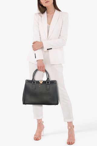 Sac à main en cuir Nure - Noir