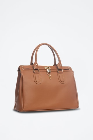 Sac à main en cuir Nure - Marron