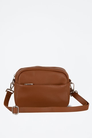 Sac bandoulière en cuir Cascina - Marron