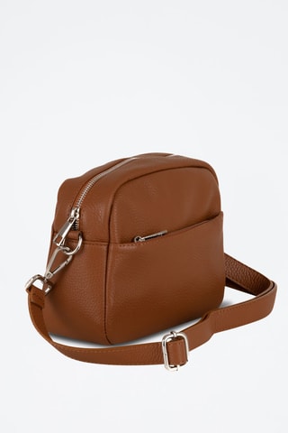 Sac bandoulière en cuir Cascina - Marron